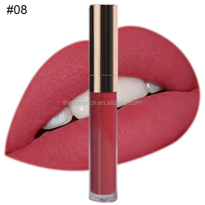 Nude Lasting Waterproof Vegan Makeup Liquid Lip Stick Private Label Matte Lipstick