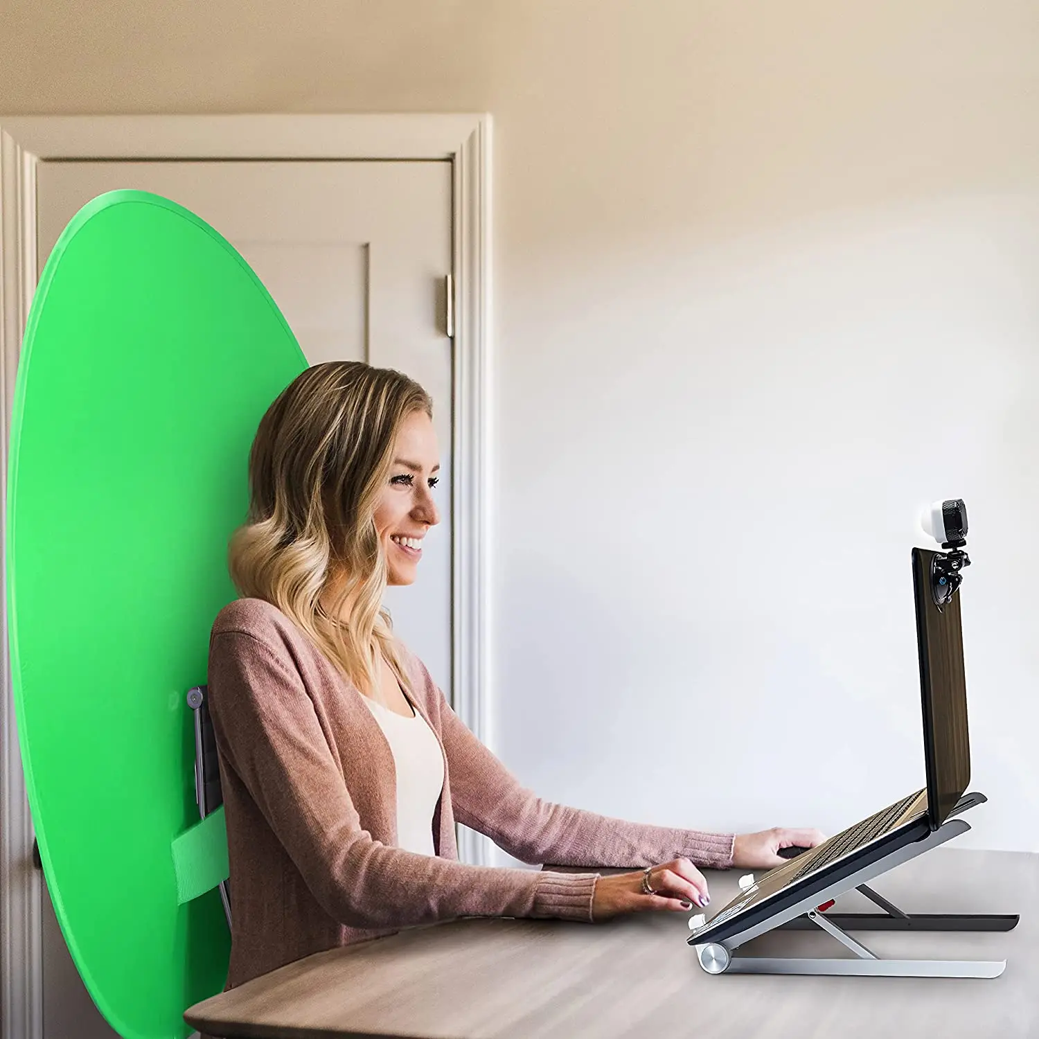 110cm Collapsible Webcam Background Video Chat Web Conference Green Screen  For Chair Work From Home Zoom Virtual Background - Buy Green Screen,Green  Screen For Chair,Green Screen Background Product on 