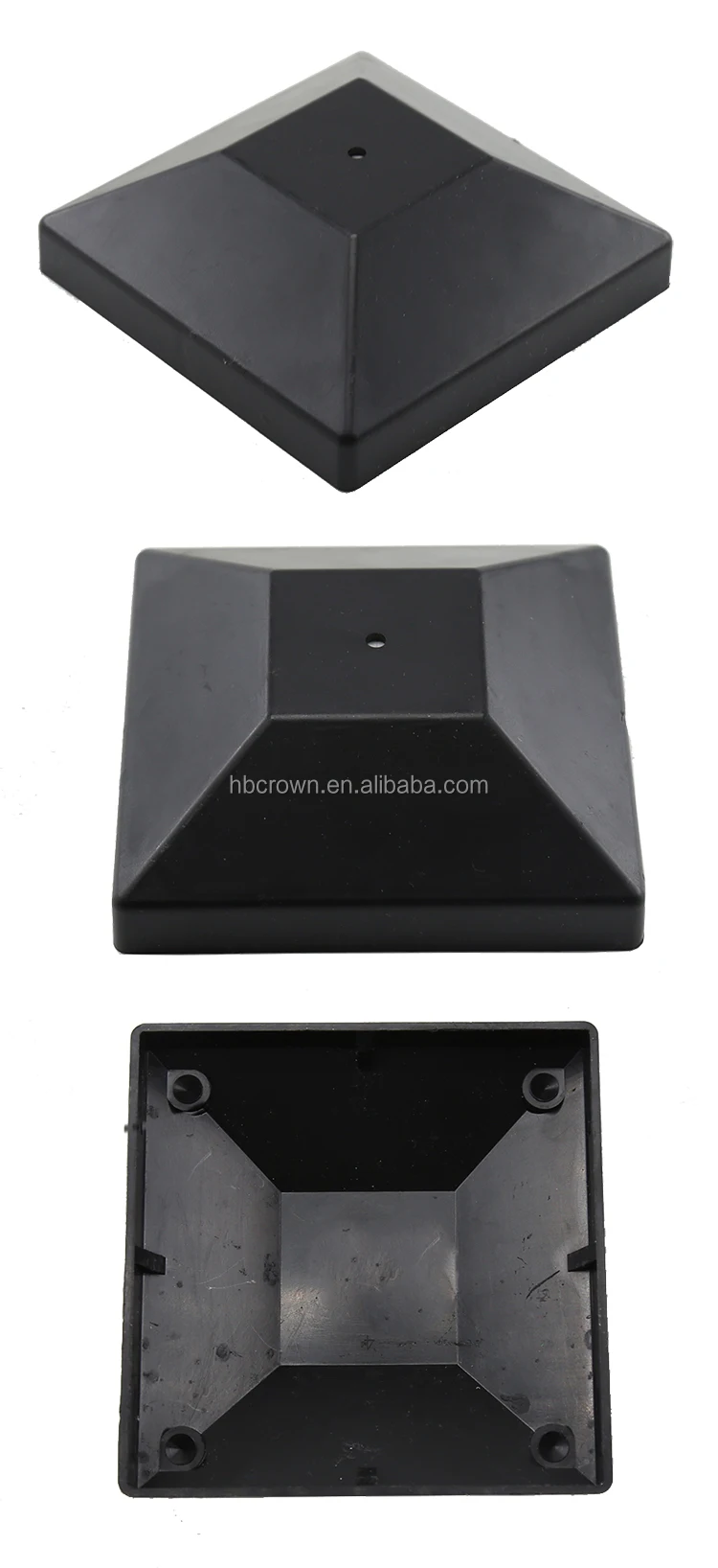 American Market Black 6x6 Decorative Fence Post Plastic Cap Buy Fence