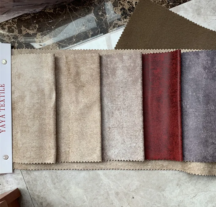 artificial leather  bronzing new designs for sofa fabric