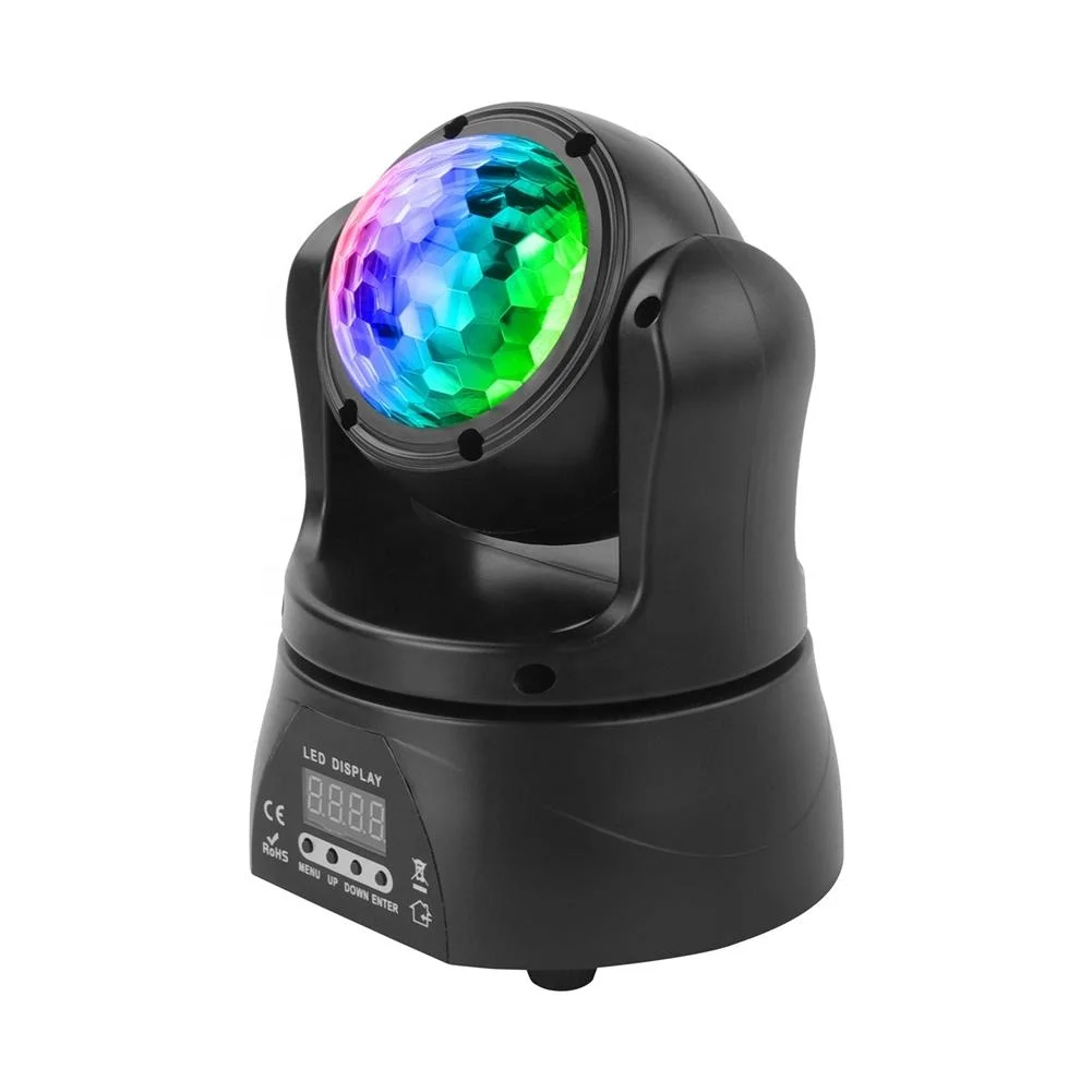 U`King 30W Mini Double-Sided RGBW LED Stage Light - Ideal for DJ