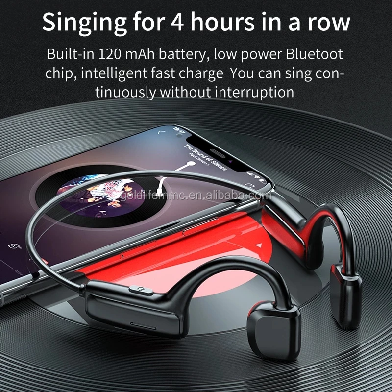Hiking Foldable Sport Microphone Mobile Phone Open Ear Running Bone Conduction New Brands Earphone - ANKUX.COM