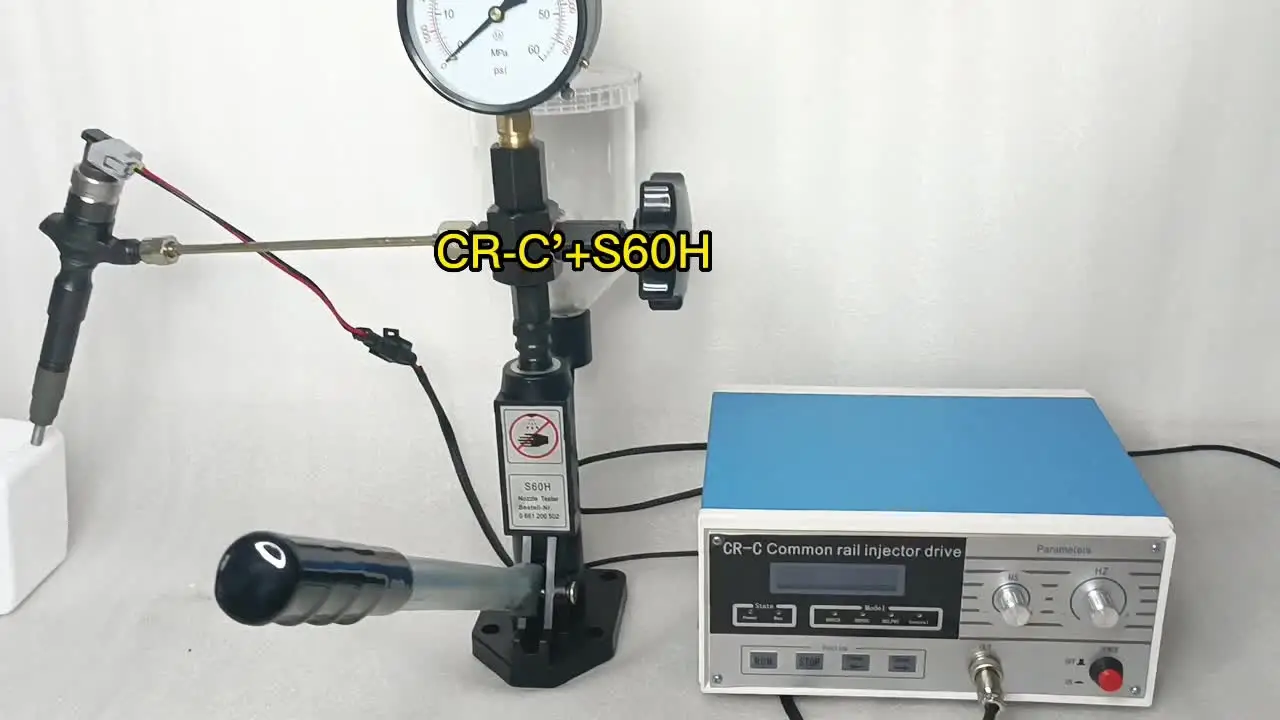 S60H CR-C Validateurs Testeur Injecteur Diesel Common Rail Simimasen S60H - 0-600bar Pour 6190/6200/6170 Testeur Pression Diesel