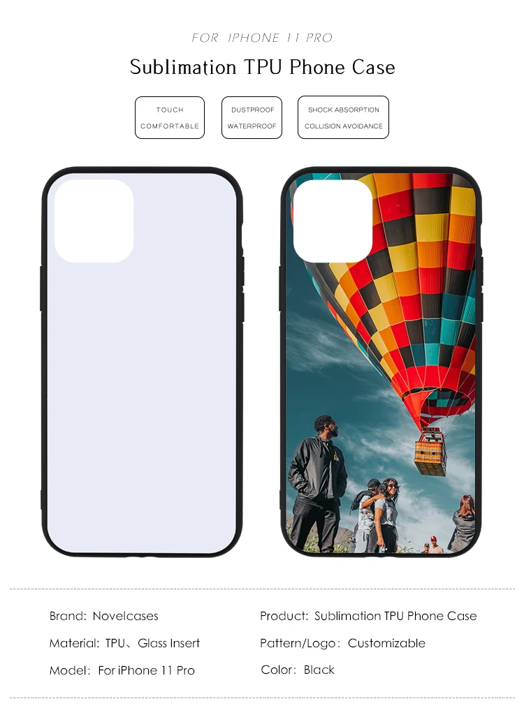 Amazon hot sale Bulk TPU Glass  Phone Case for Iphone11 pro 11 pro max