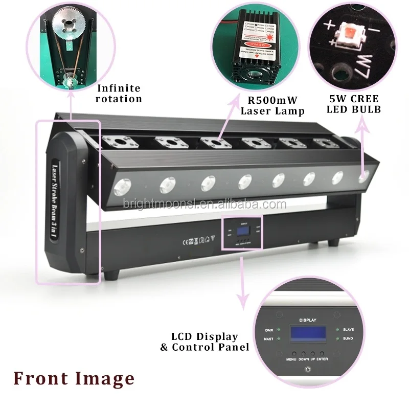 Factory Offer High Quality 6 Eyes Rgb Animation Dj Moving Head Beam