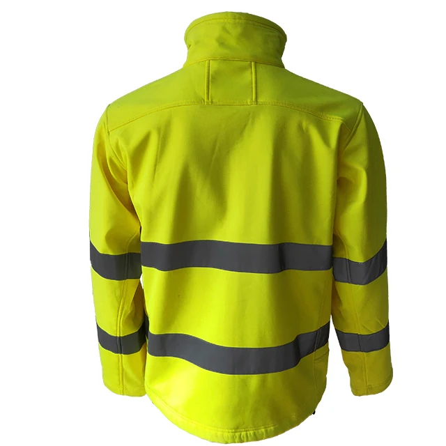 product-640-640 热卖长袖软壳夹克,配有透气微型摇粒绒面料,包括美国和欧洲反光面料