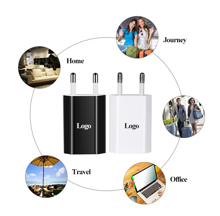 5V 1A EU/US Plug USB Wall AC Power Adapter Travel Charger For Iphone Samsung Charger Phone