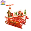 New style musical diy sled house christmas gifts set for kids