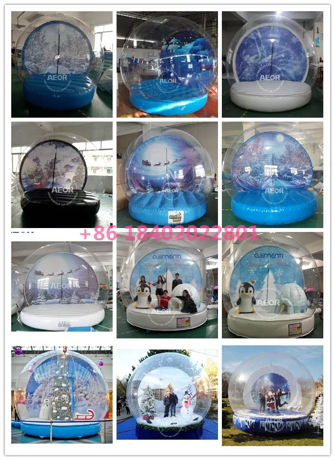 Inflatable Snow Globe Christmas Decorations/ Inflatable Christmas Human