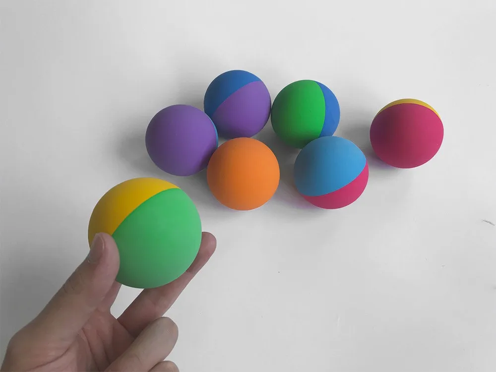 Multicolor High Elastic Rubber Hollow Ball American Standard Squash