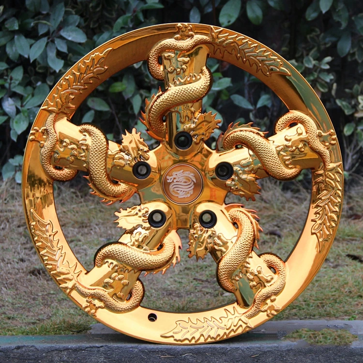 Personalized Custom Gold Loong Winding China Wheel For Luxurious