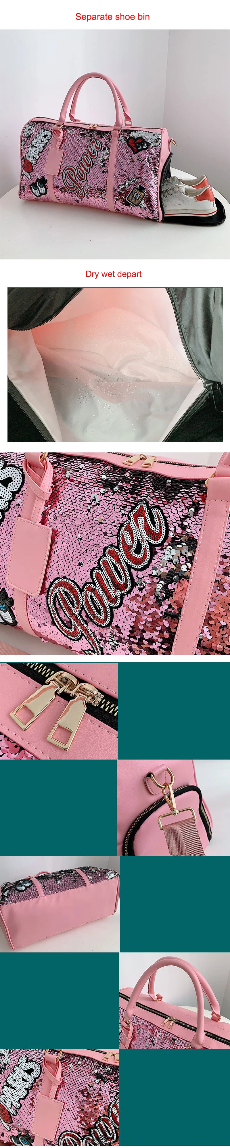 sequins girls bag