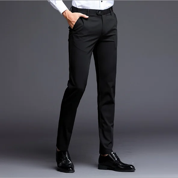 Slim Stretch Textured Tailored Pant - Natural | Suit Pants | Politix