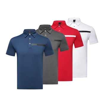 Top Quality Golf Shirt Casual T-shirt Men's Clothing T Shirt For Men Polo Spandex / Polyester 