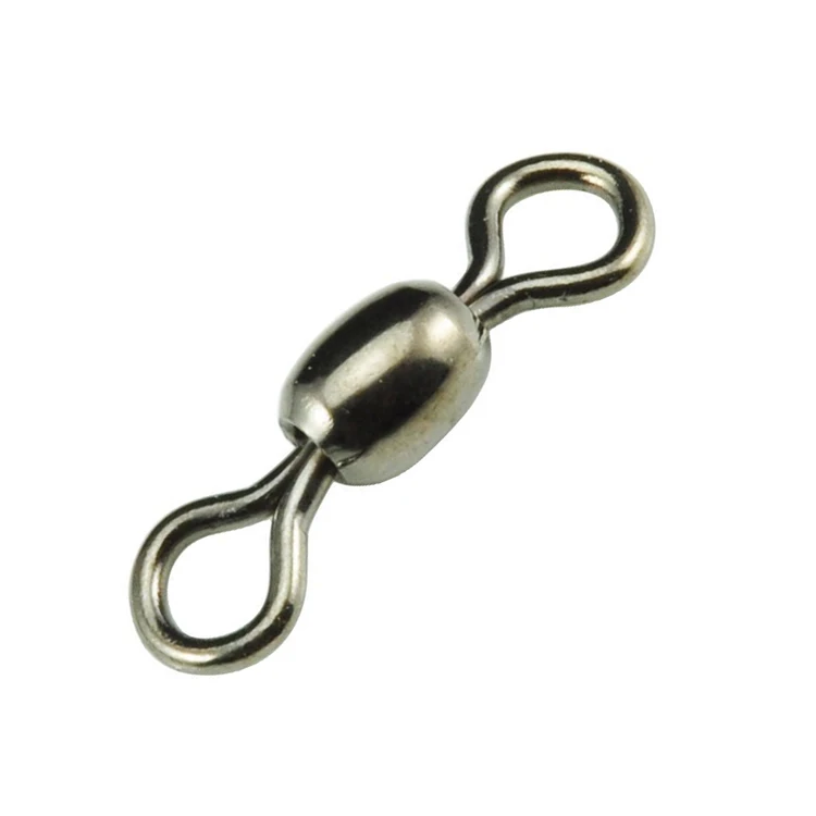 Newbility 100pcs/bag Crane Swivel Connector Copper Fishing Accessories Set Tackle Snap Pesca