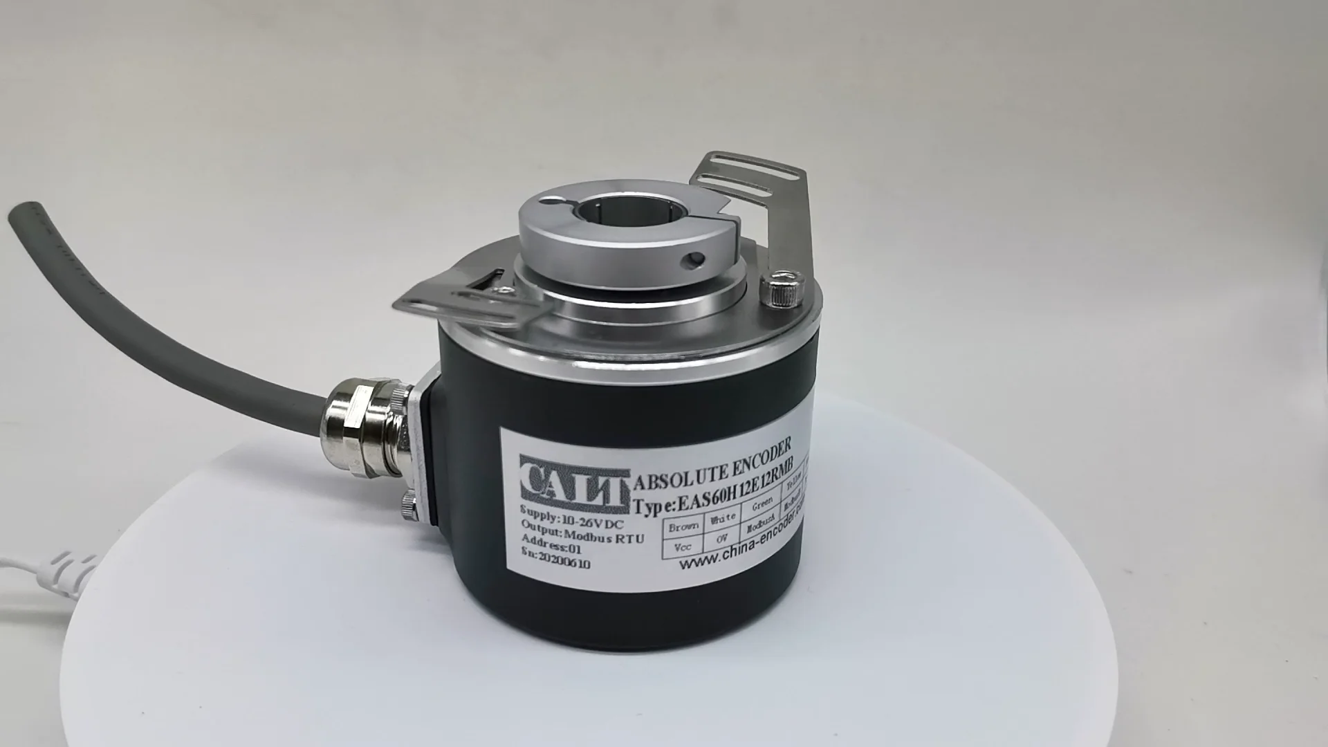 Blind Hollow Shaft Absolute Rotary Encoder 14 Bit Modbus Rtu Output For Engineering Machinery