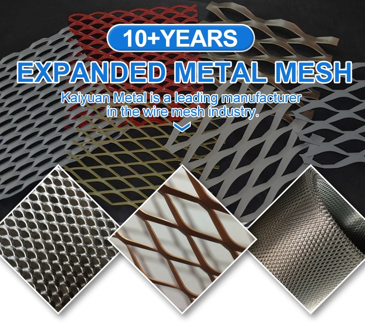 Heavy Duty Aluminum Metal Expanded Mesh Panels Diamond Mesh - Buy Heavy 