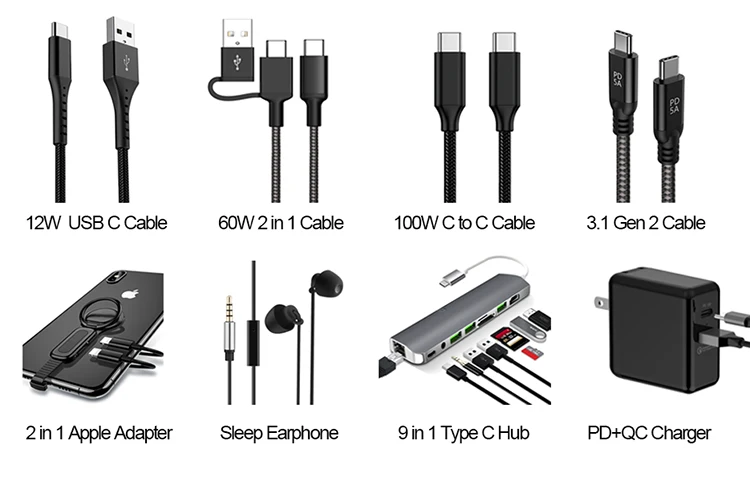 Usb Type C Pd Charging Cable Dc 7.9mm 7.4mm 5.5mm For Lenovo Dell Hp ...