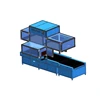 Five side reading image code in motion weighing dws system link to belt conveyor