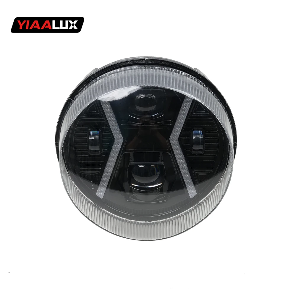 product high performance black led headlight with drl for vespa gts300 gts 300 2019 front position for motorcycle-13