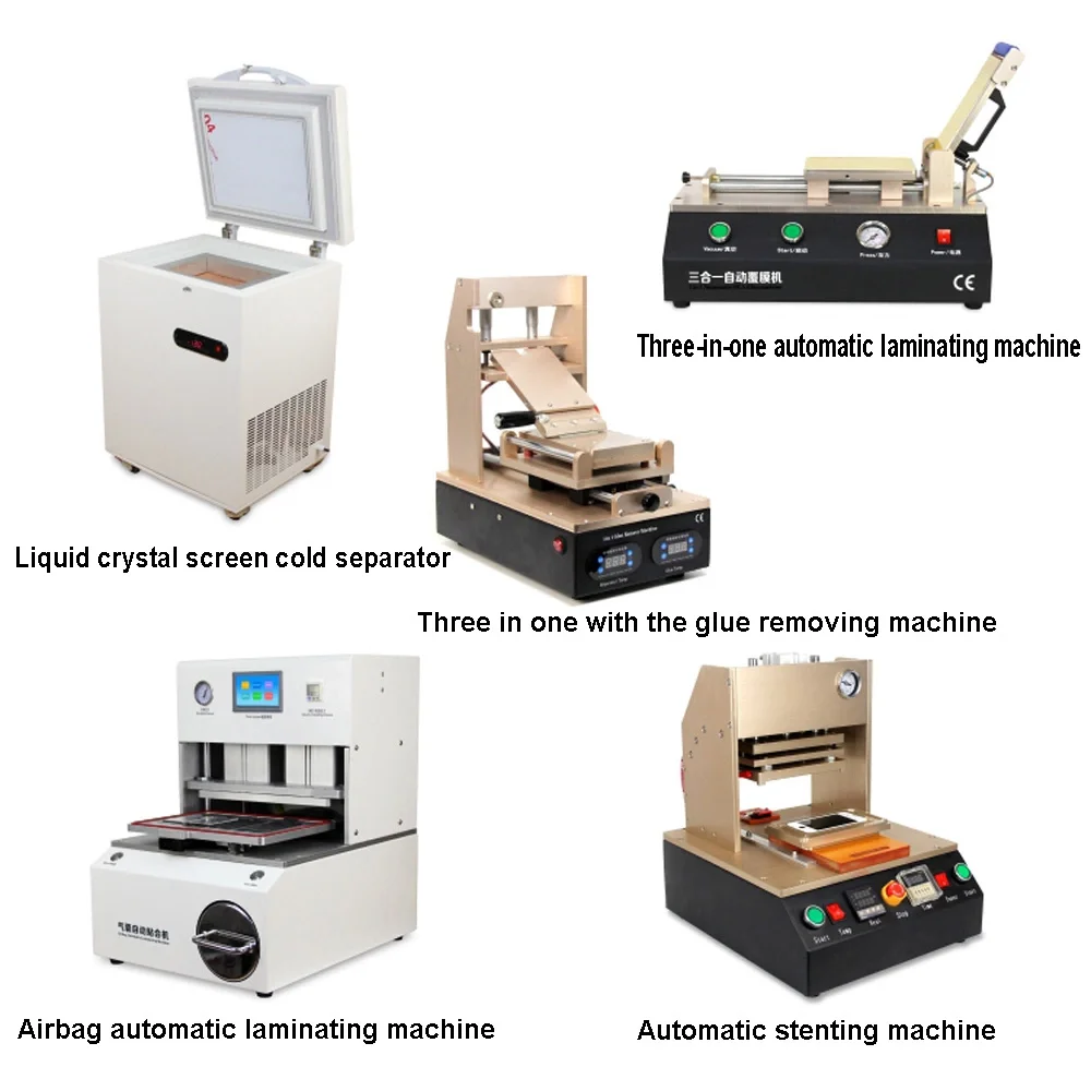 2 in 1 TBK 908 LCD Bubble Remover Machine OCA Laminating Machine  for edge and flat screen glass LCD