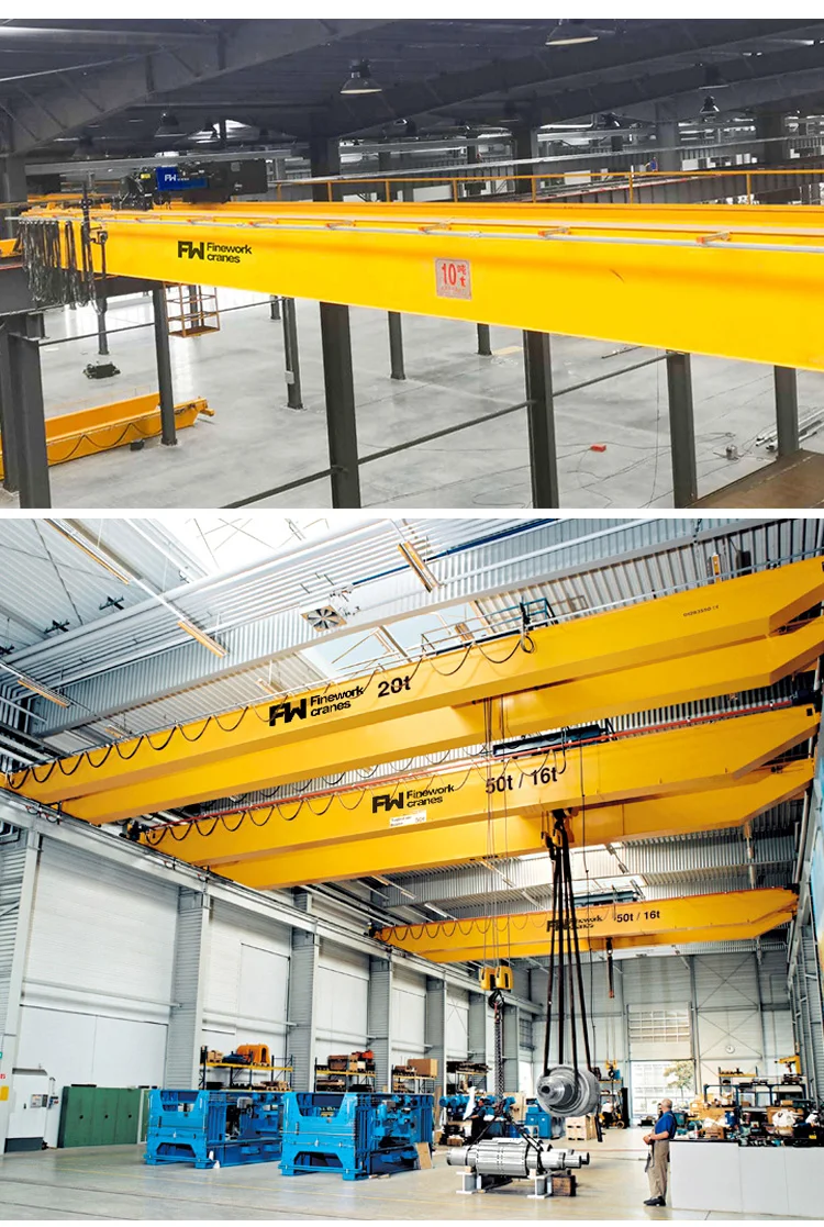10 ton warehouse used double girder overhead crane