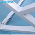 Telescopic Legs Adjustable Table Legs Black Power Coated Iron Table Legs Metal Table Base