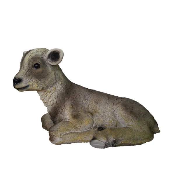 resin sheep garden ornament