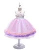 D0043 Summer Baby Frock Designs Girls Dress Names With Pictures Unicorn style Girl Party Dresses Wholesale