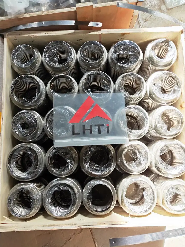 2.5" 3" 3.5" 4" Gr2 titanium exhaust bellows flex connector coupling joint