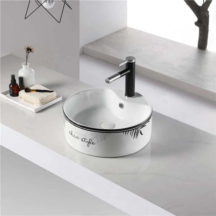 Cheap wholesale home hotel ceramic sink bathroom art ceram wash pedestal basin