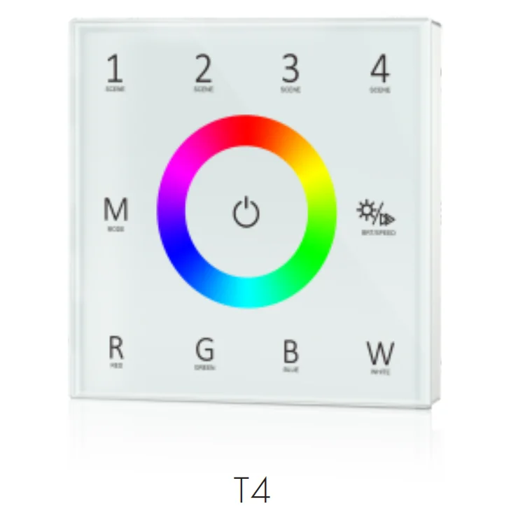 
rf control led dimmer room led strip light wifi remote rgbw control led controller 