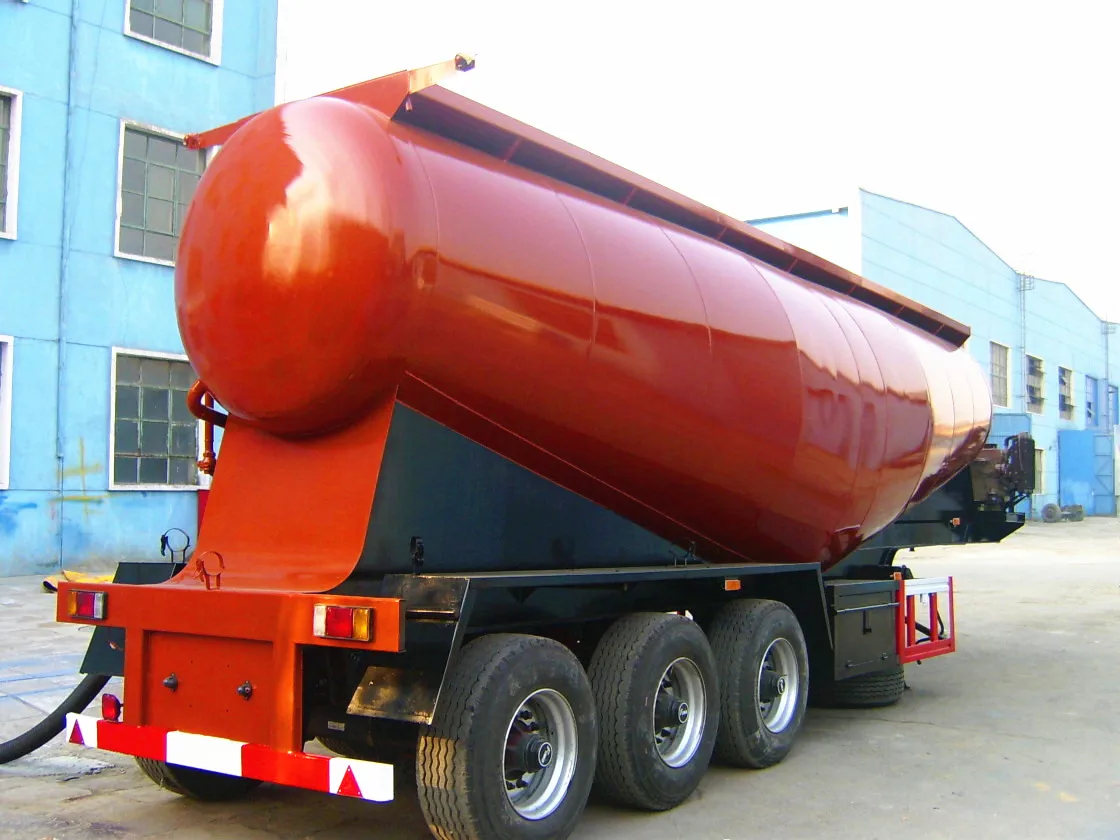 便宜3 轴 65cbm 80 吨 w 形散装水泥罐车拖车