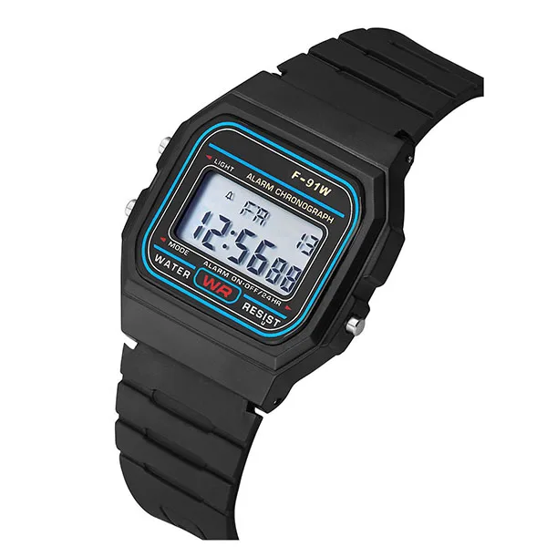 China Brand Watch Digital Led Display Metal Watch Waterproof Guangzhou Wrist Watch have logo