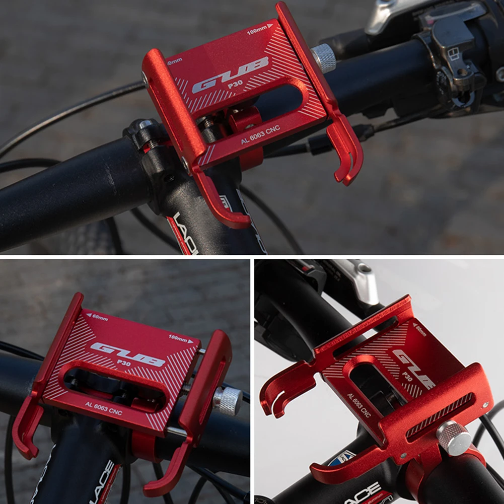 Superbsail Bicycle Scooter Aluminum Alloy Mobile Phone Holder Mountain Bike Bracket Cell Phone Stand Cycling Accessories details