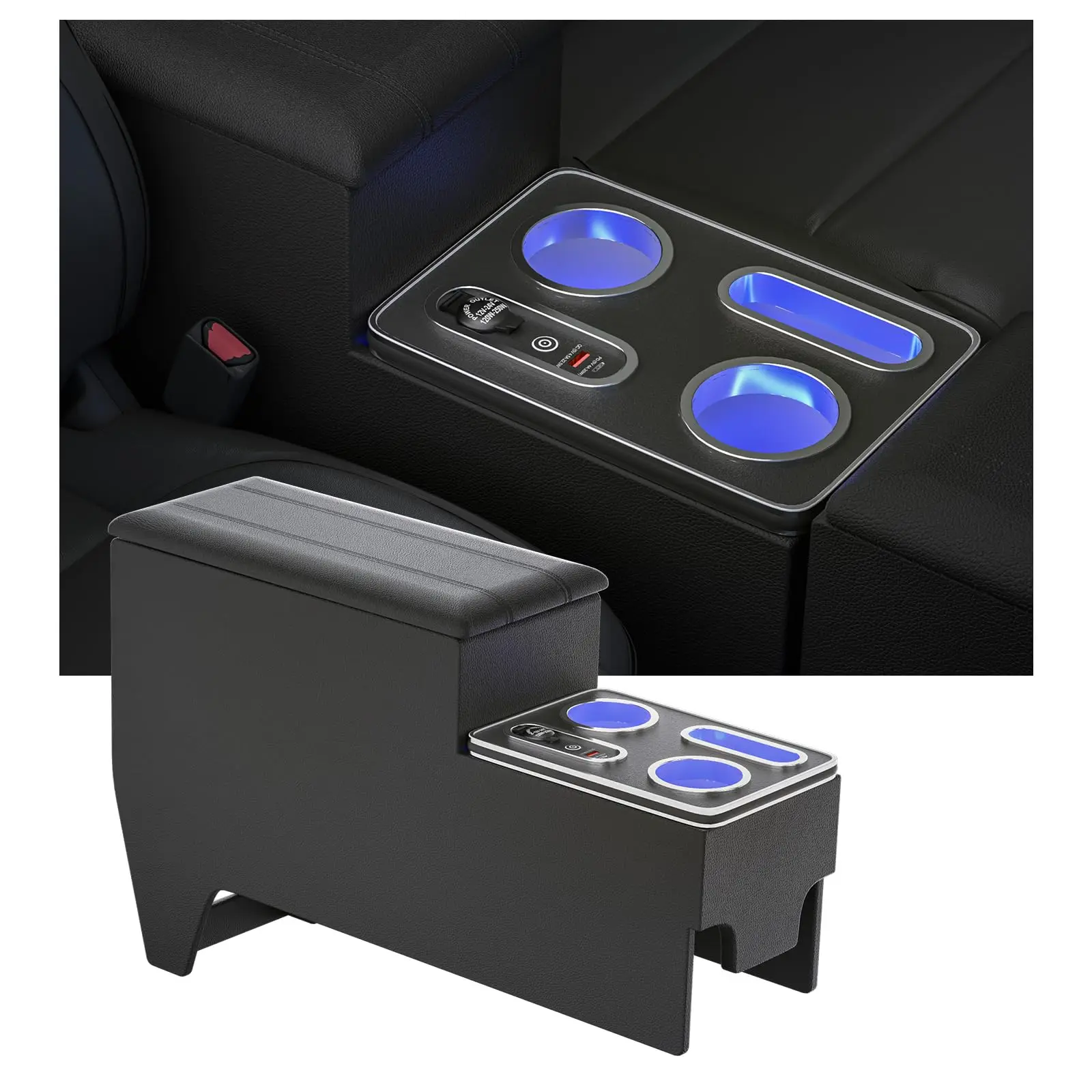 Custom Console Box Noah 90 Series - Voxy Center Armrest with USB