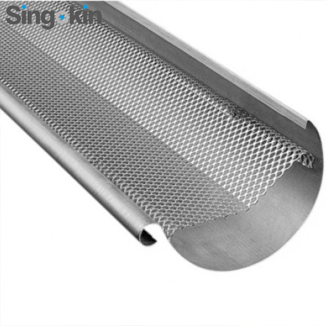 7x14mm Aluminium Steel Rib Lath Expanded Metal Mesh Black Powder Coated
