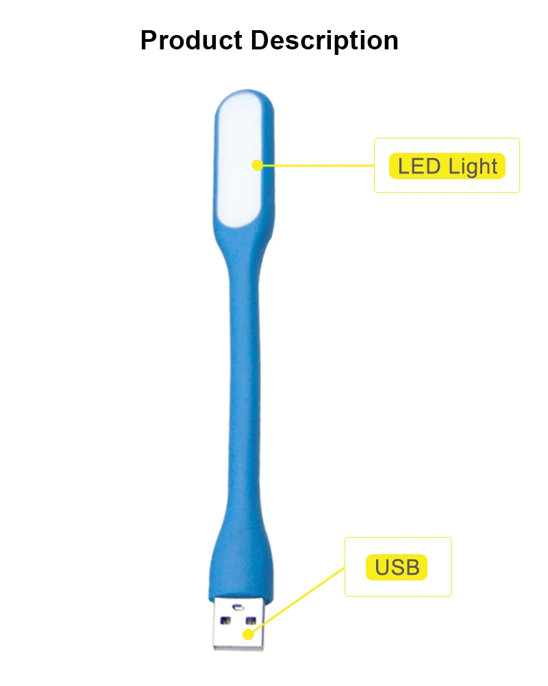 Peiba cheap gadget gift led light and lighting lamp flexible led usb for laptop