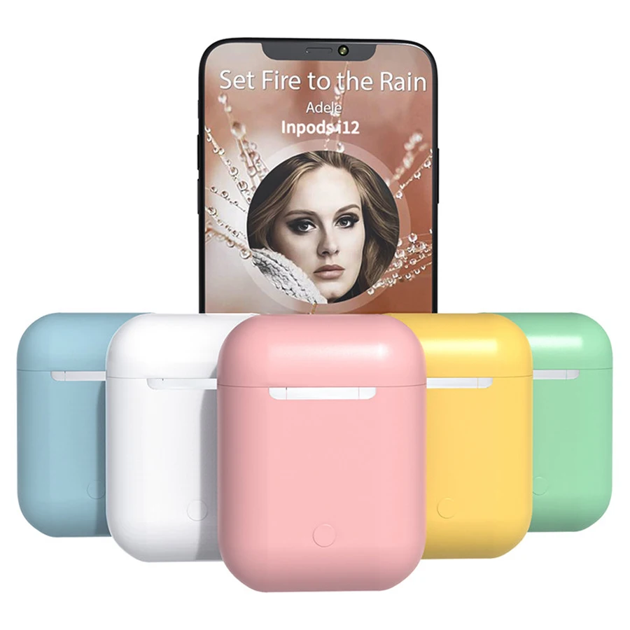 2019 new TWS Twins inpods 12 Wireless Earbuds True Noise Cancelling Earphones Sports Headphone - ANKUX.COM