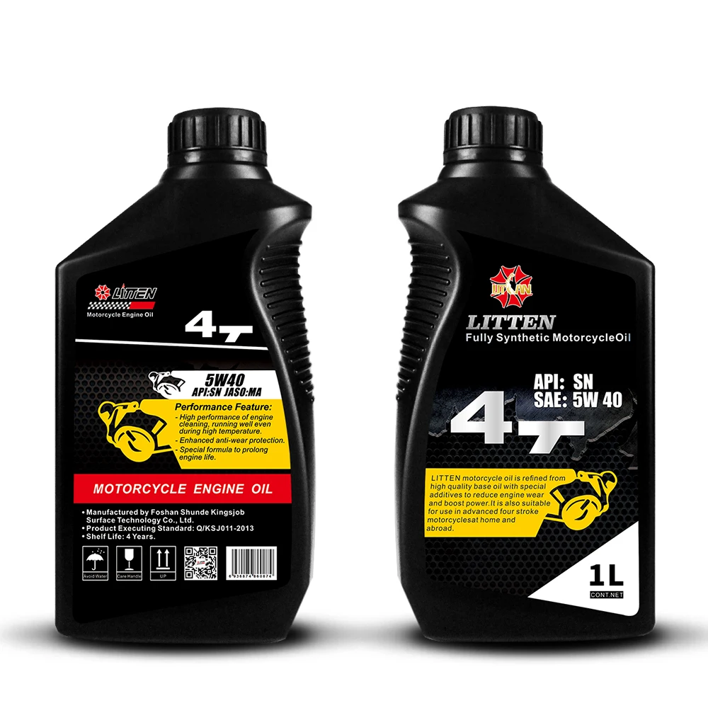 Synthetic Motorcycle Engine Oil Wholesale Lubricant Oil 4t & 2t Factory Direct Buy Engine Oil