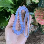Blue chalcedony necklace round beads Chalcedony Beads Beads Round Smooth Beads Loose Beads for Jewelry Making DIY Handmade