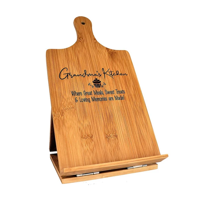 

Recipe Cookbook Holder tand Bamboo Cutting Board Kickstand Pad Tablet-Large,300 Pieces
