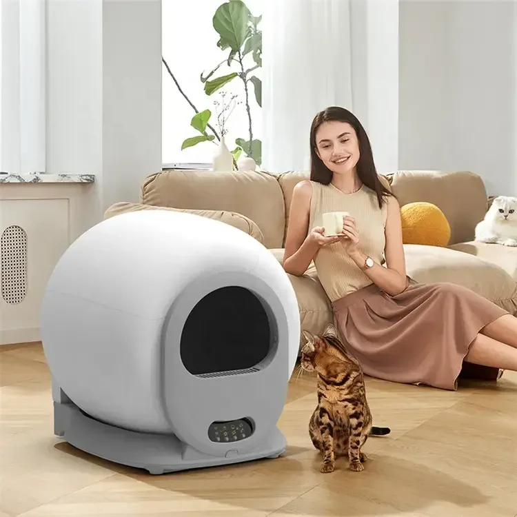 automated self cleaning litter box