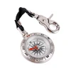 Metal 49 MM Portable Key Ring Buckle Compass For Driving