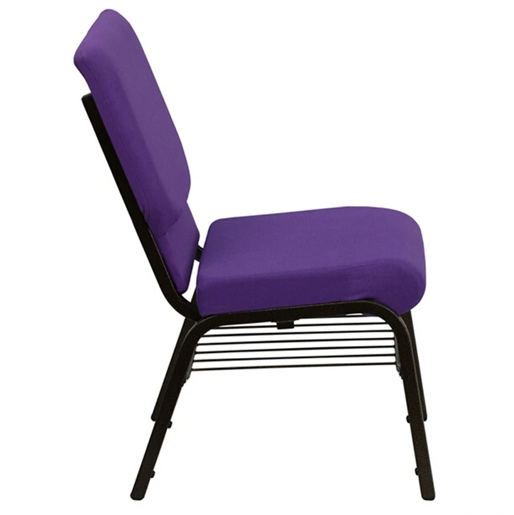 Wholesale Modern Chaise Pour Eglise Stackable Purple Padded Church