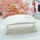 oem customize portable pink white small 6w sun mini nail dryer usb uv led gel nail lamp
