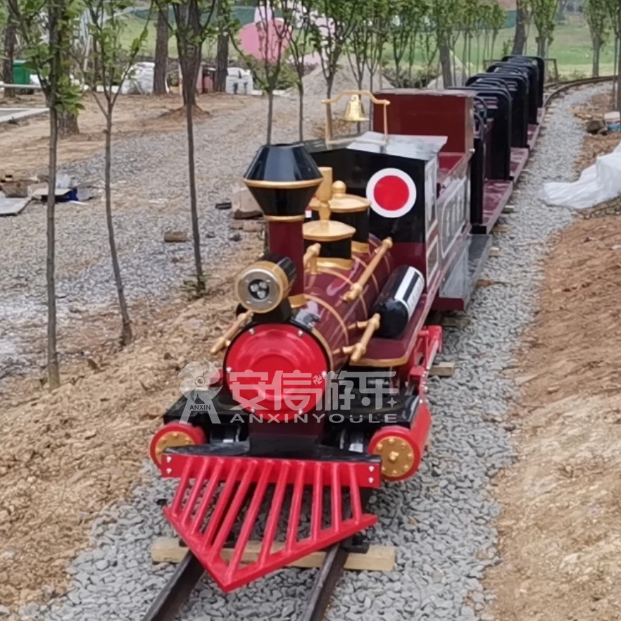 2020 Hot Sale Kids Playground Amusement Park Track Train Electric Train