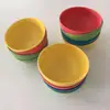 Different pantone color LFGB FDA reports unbreakable bamboo fiber dinnerware sets