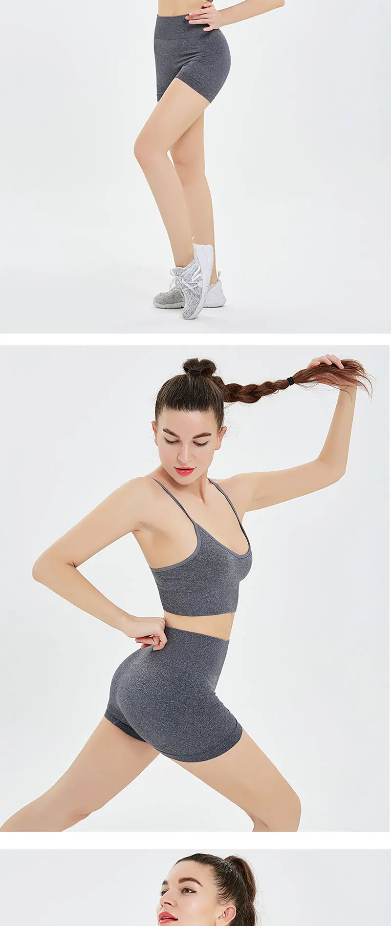 Ptsports women fitness yoga seamless shorts sexy workout sportswear for women women fitness wear gym activewear sexy sportswear