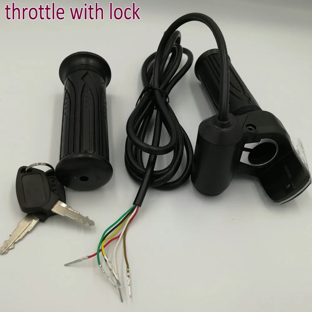 24v36v48v Battery Level/power Indicator+twist Throttle+power Lock/key